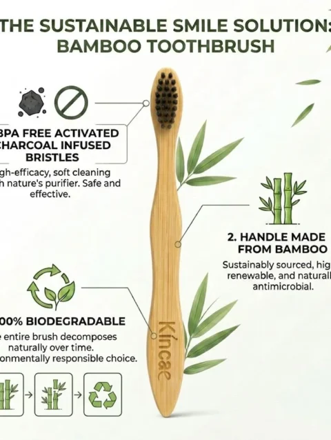 Bamboo toothbrush adult
