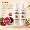 Argan Shampoo and Argan Conditioner - Sulfate Free and Paraben Free -200ml Each and Free Lipbalm